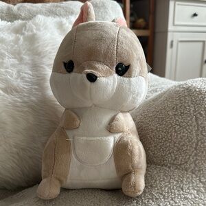 Bellzi Adorable kangaroo Tan and White Plush Toy